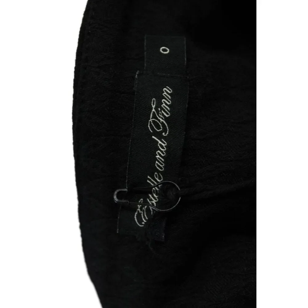 Estelle & Finn Womens Elastic Waistband Straight Leg Knit Pants Black Size 0